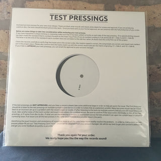 Vinyl Test Pressings