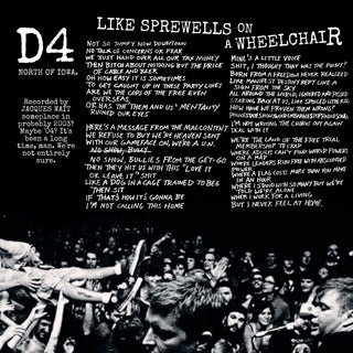 Dillinger Four "Like Sprewells On A Wheelchair" Flexi 7"