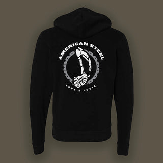 American Steel "Love & Logic" Full Zip Hoodie