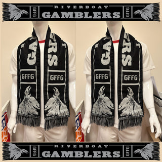 Riverboat Gamblers "Crow" Knit Scarf