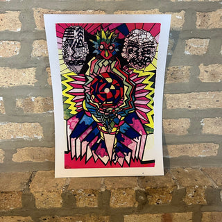 Eli Caterer "Odd Ophelia's Nightmare" Limited Hand Screened Poster
