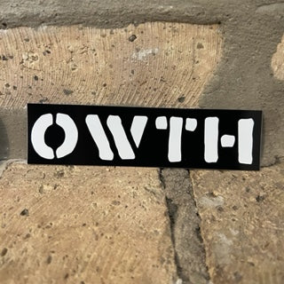 OWTH Black Stencil Sticker