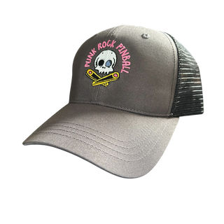 Punk Rock Pinball Embroidered Snap Back Hat