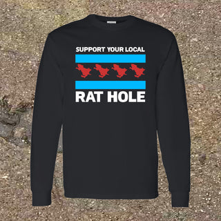 Support Your Local Rat Hole Crewneck Sweatshirt