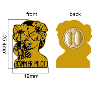 Banner Pilot "Souvenir" Enamel Pin