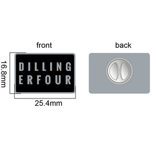 Dillinger Four Enamel Pin