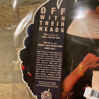 Off With Their Heads "I Will Follow You" Shaped Picture Disc