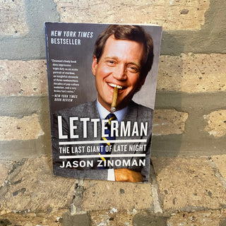 Letterman "The Last Giant Of Late Night" Book