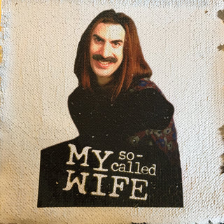 "My So Called Wife" Reversible Sequin Pillow Case