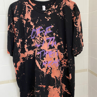 Off With Their Heads "Sabbath Handwritten" Custom Bleached Tee Shirt