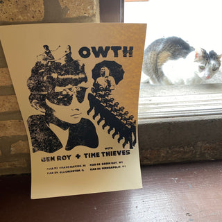Off With Their Heads / Time Thieves / Ben Roy Tour Poster