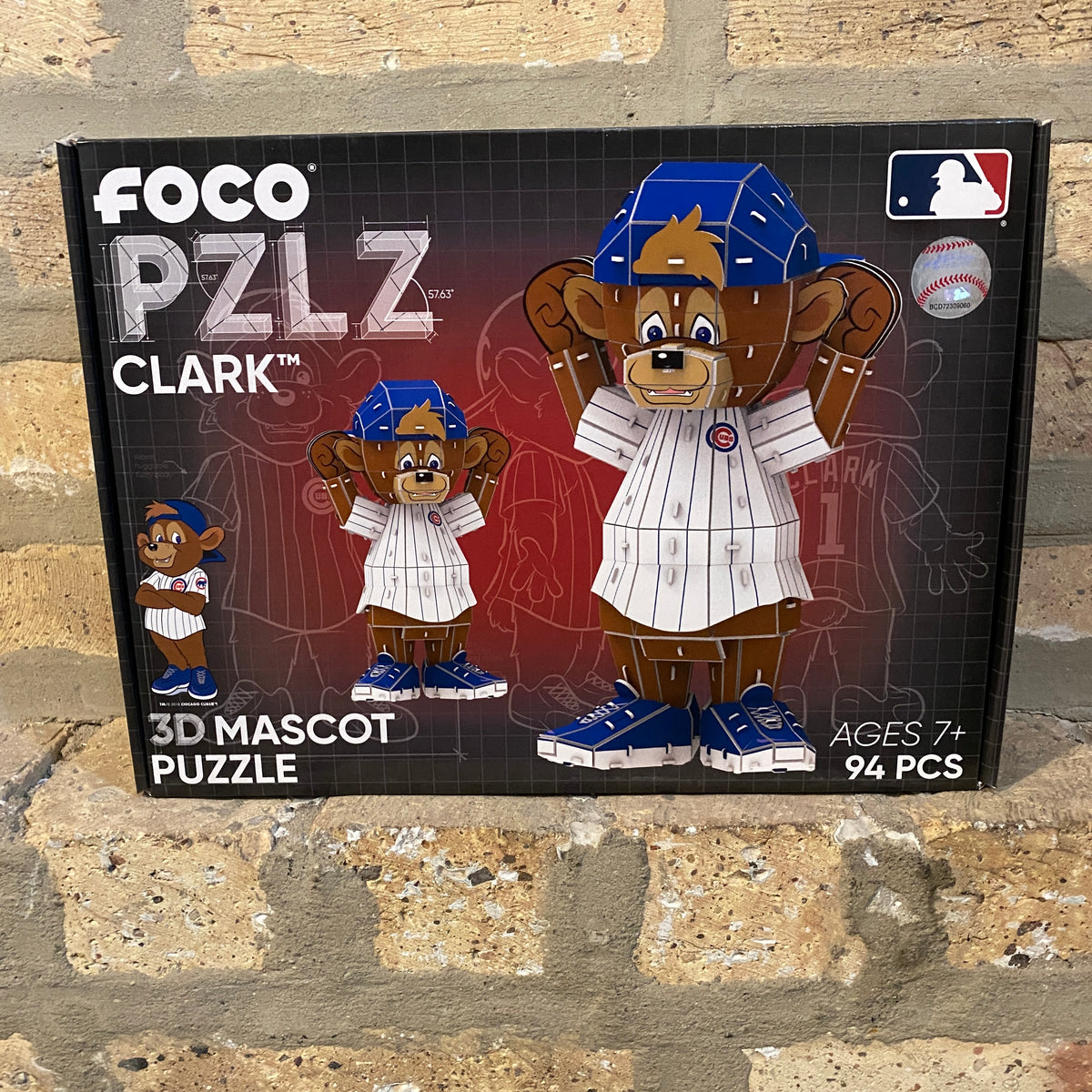 Chicago Cubs 12 3D Mascot Puzzle