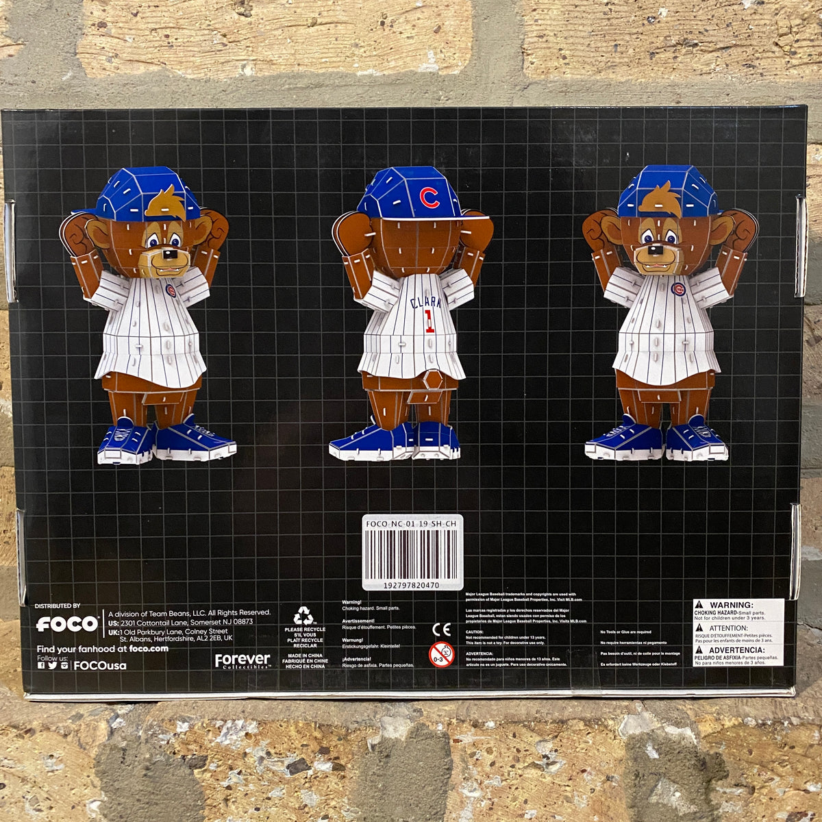 Chicago Cubs 3D Clark Mascot 94 pc Puzzle – Anxious and Angry