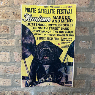 Samiam "Pirate Satellite Festival 2015" Screen Printed Poster