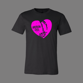 American Steel "Shattered Heart" Fundraiser Tee Shirt