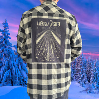 American Steel "Funeral" Patch Flannel