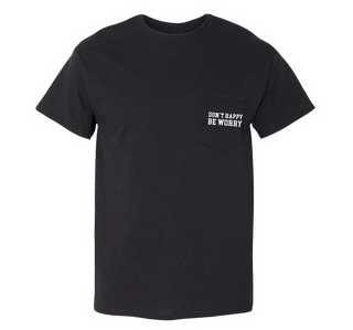 Dillinger Four "Don't Happy Be Worry" Pocket Tee Shirt