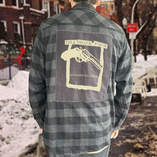 Dillinger Four "Make You Dance" Patch Flannel