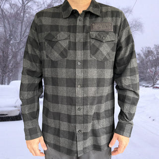 The Dopamines "Skully" Patch Flannel