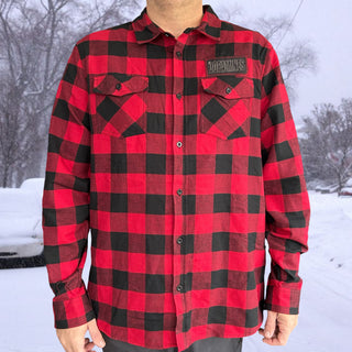 The Dopamines "Skully" Patch Flannel