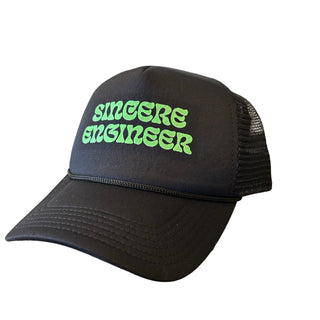 Sincere Engineer "Black n Green'" Trucker Hat