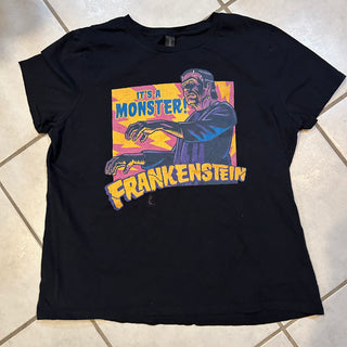 Frankenstien Ladies Tee Shirt