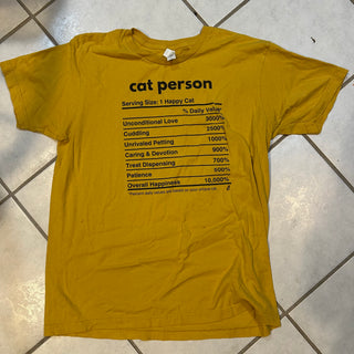 Cat Person Tee Shirt