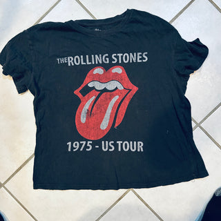 Rolling Stones Crop Tee Shirt