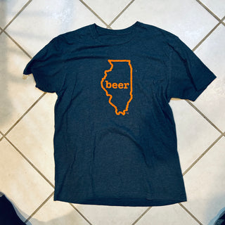 Illinois Beer Tee Shirt