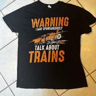 Trains Tee Shirt (Size XL)