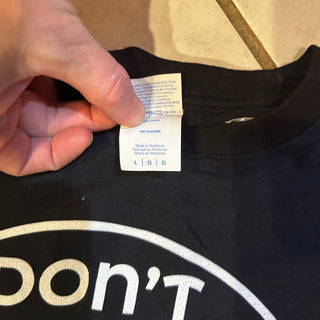 Don't Touch My Hair Bruh Tee Shirt (Size L)