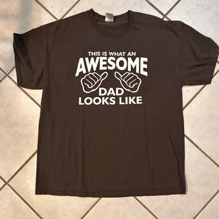 Awesome Dad Tee Shirt (Size XL)