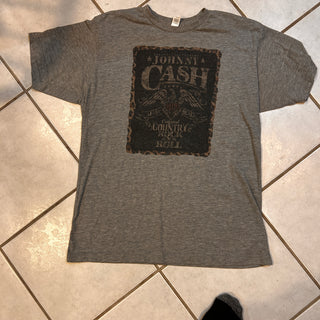 Johnny Cash Country Rock Tee Shirt (Size L)