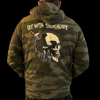 Off With Their Heads "Tiki Camo" Full Zip Hoodie