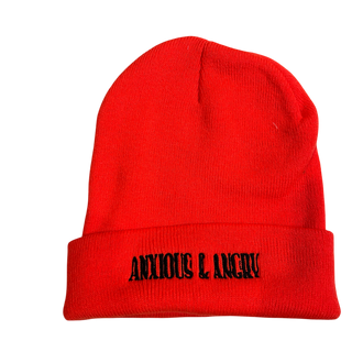 Anxious and Angry "Acid" Embroidered Beanies