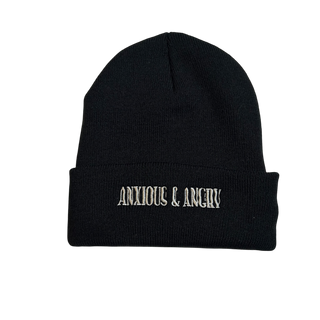 Anxious and Angry "Acid" Embroidered Beanies