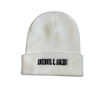 Anxious and Angry "Acid" Embroidered Beanies