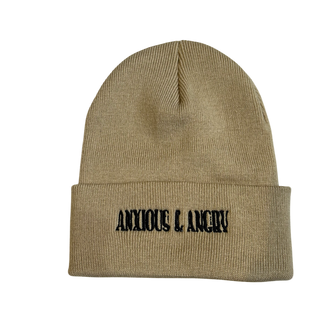 Anxious and Angry "Acid" Embroidered Beanies