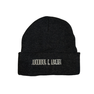 Anxious and Angry "Acid" Embroidered Beanies