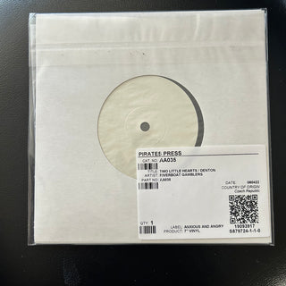 Riverboat Gamblers "Two Little Hearts / Denton" 7" Test Pressing