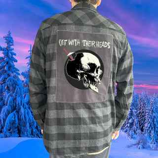 Off With Their Heads "Tiki Skull" Patch Flannel