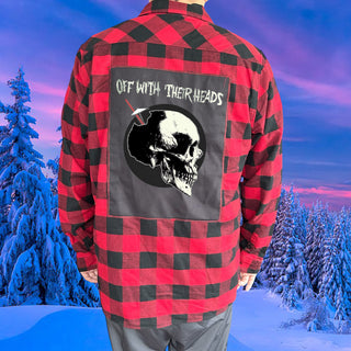 Off With Their Heads "Tiki Skull" Patch Flannel