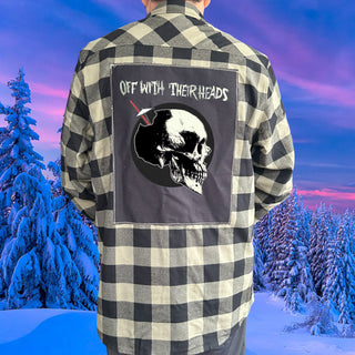 Off With Their Heads "Tiki Skull" Patch Flannel