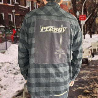 Pegboy "Strong Reaction" Patch Flannel