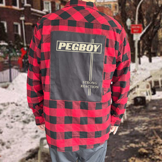 Pegboy "Strong Reaction" Patch Flannel