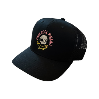 Punk Rock Pinball Embroidered Snap Back Hat