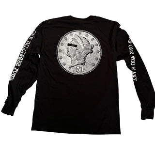 Dillinger Four "One Too Many" Long Sleeve Tee Shirt