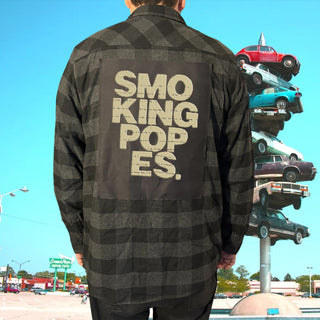 Smoking Popes "Stacked" Patch Flannel