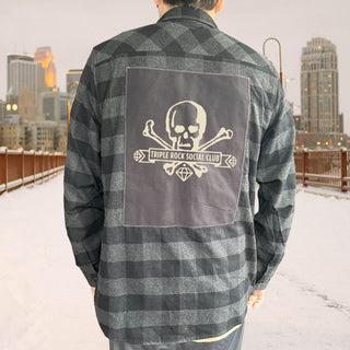 Triple Rock Social Club "Skull" Patch Flannel