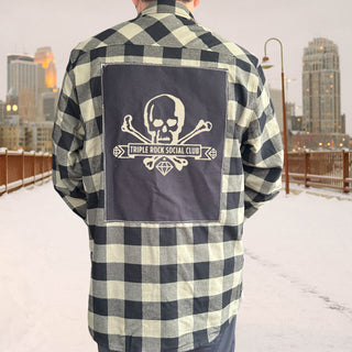 Triple Rock Social Club "Skull" Patch Flannel